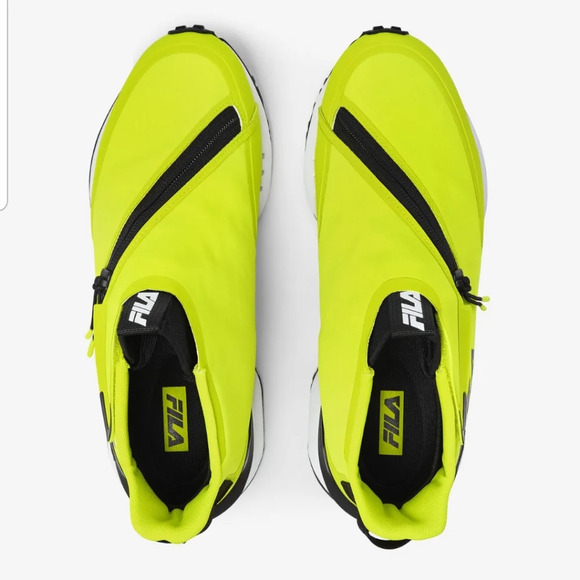 Fila space runner hot yellow glow sneaker Size 9 - Picture 2 of 2